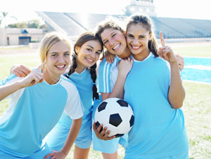 picture of group of soccer players